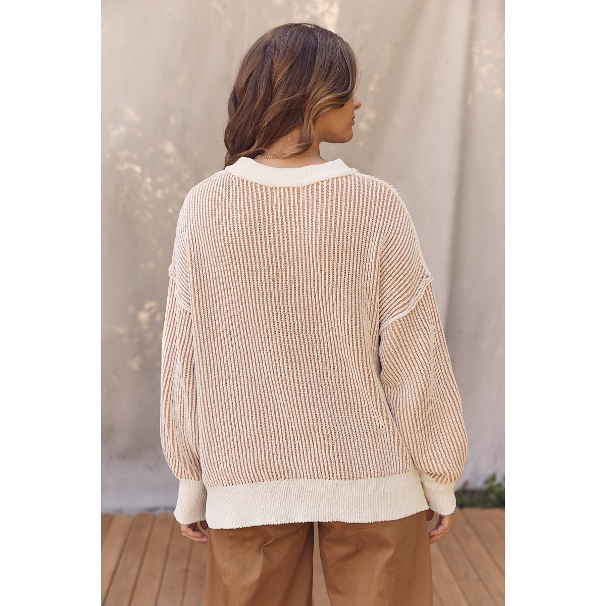 Jeanie Contrast Sweater