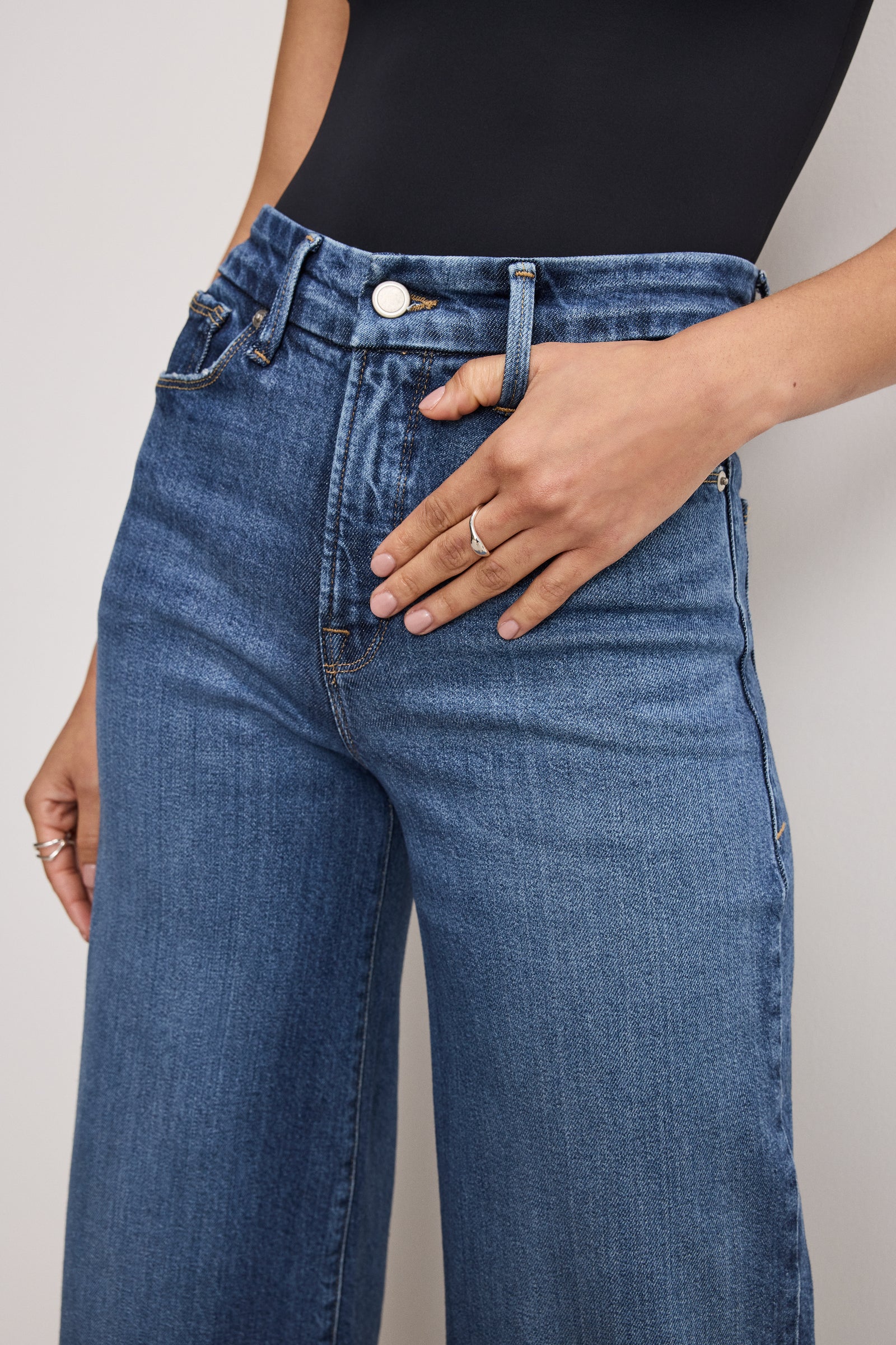 Good Waist Palazzo Denim