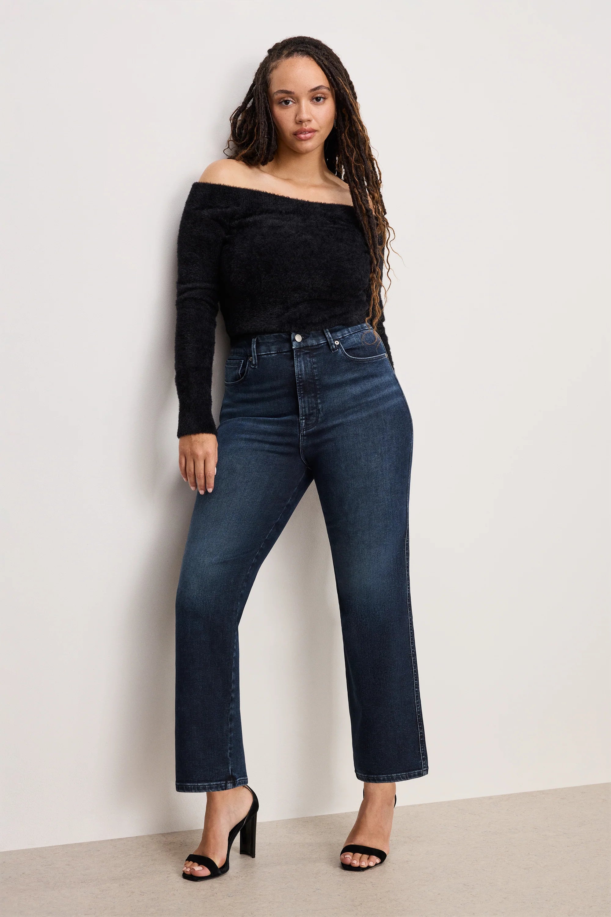 Always Fits Good Curve Straight Jeans