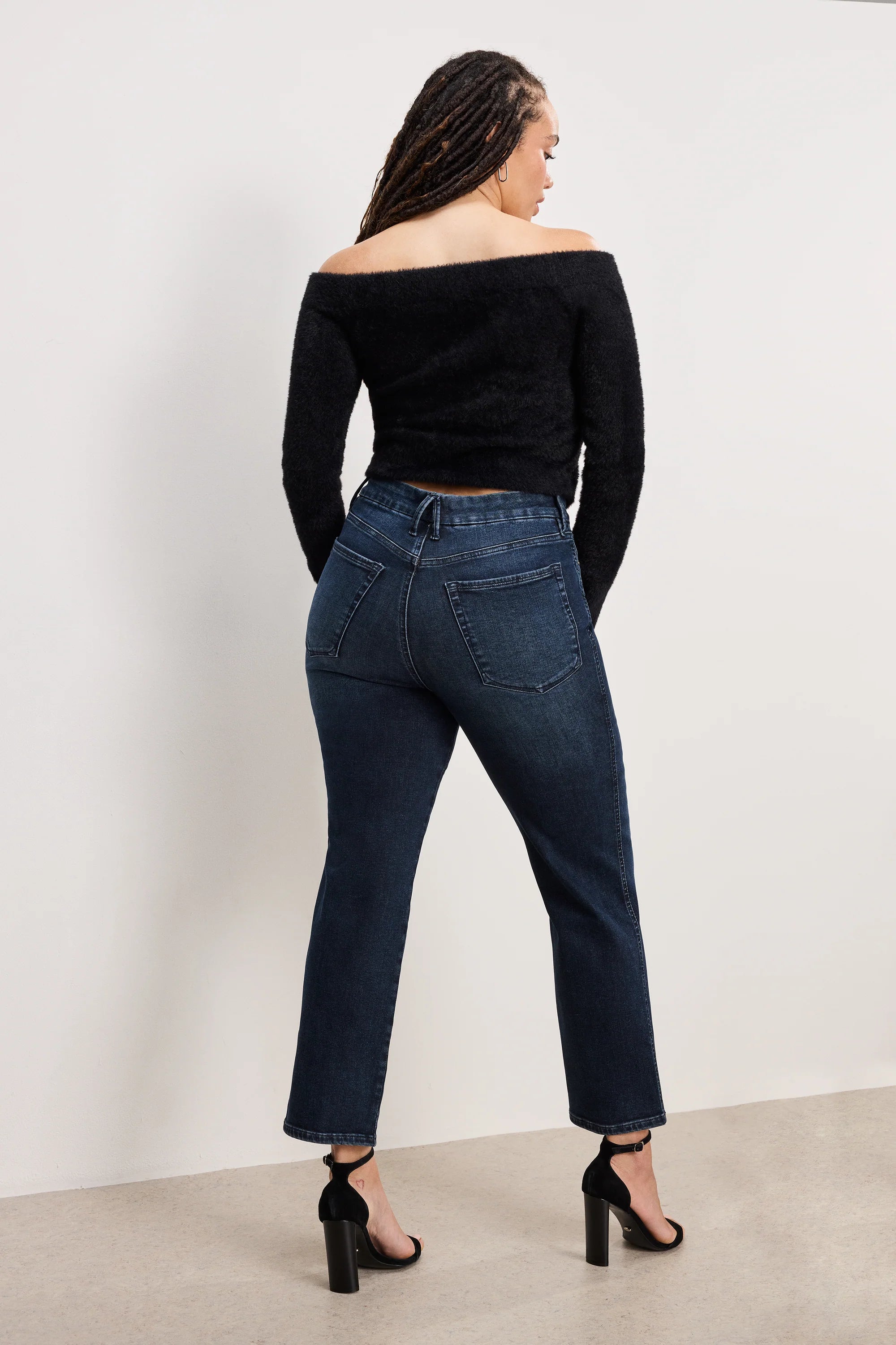 Always Fits Good Curve Straight Jeans