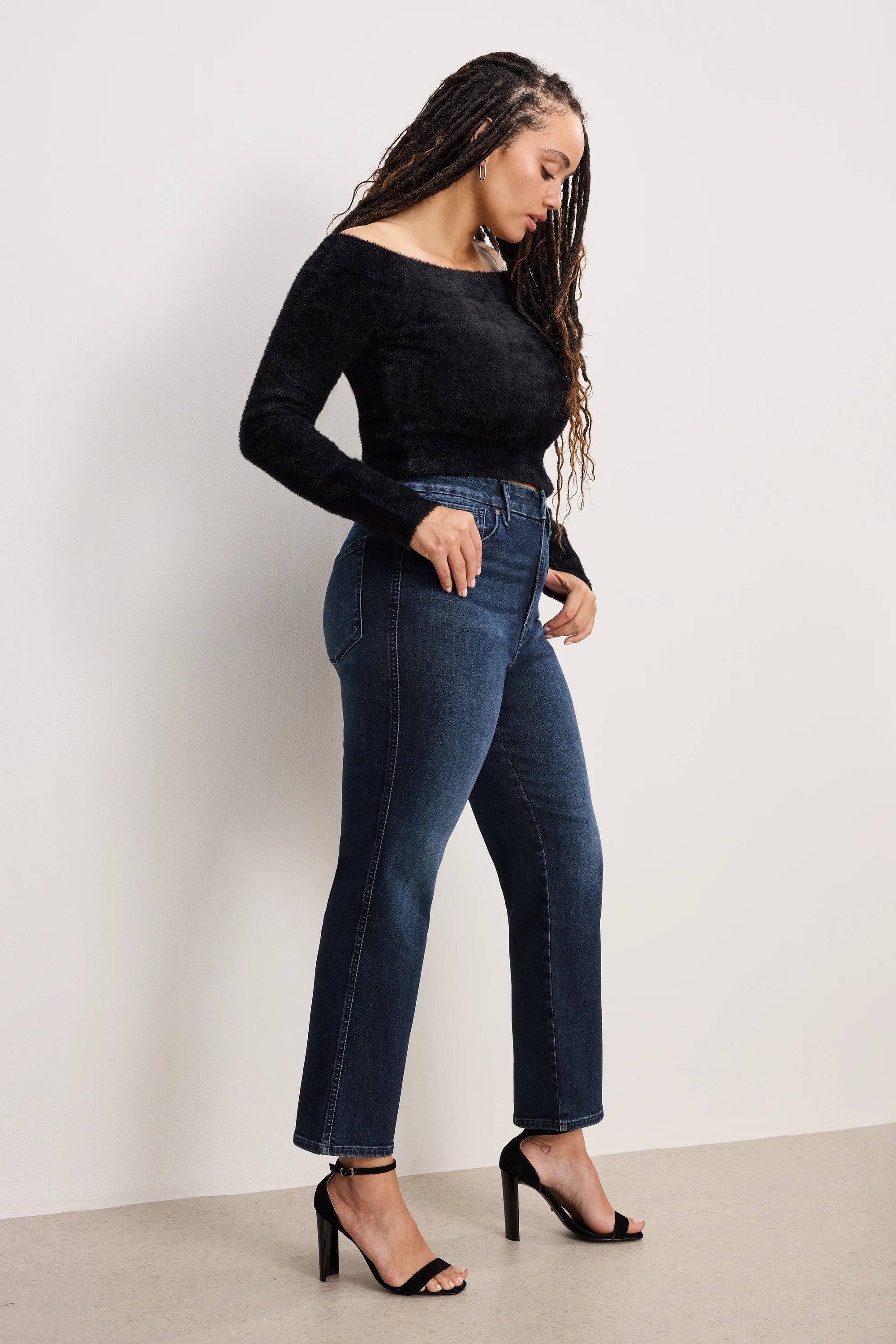 Always Fits Good Curve Straight Jeans