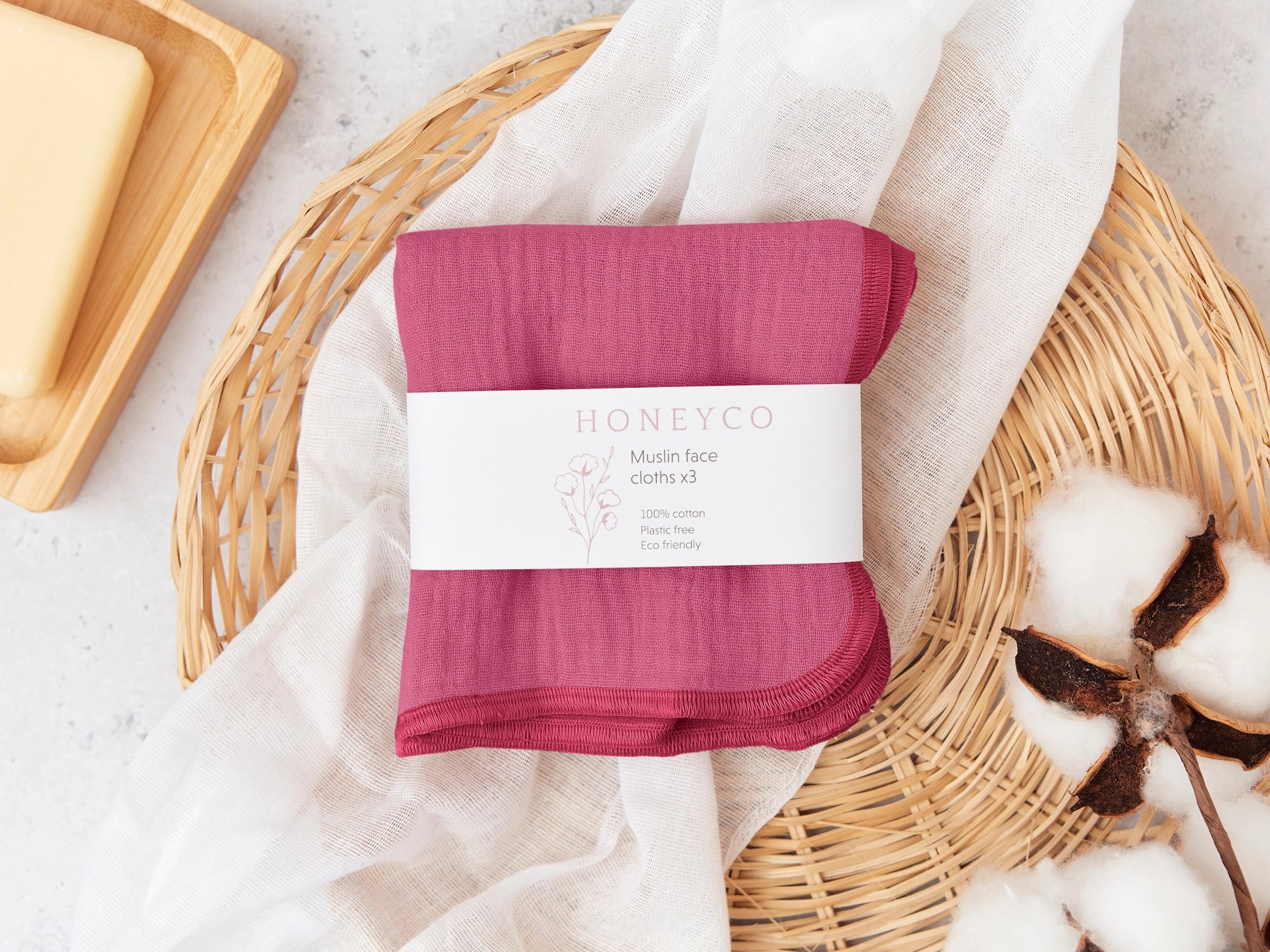 Muslin Reusable Face Cloths