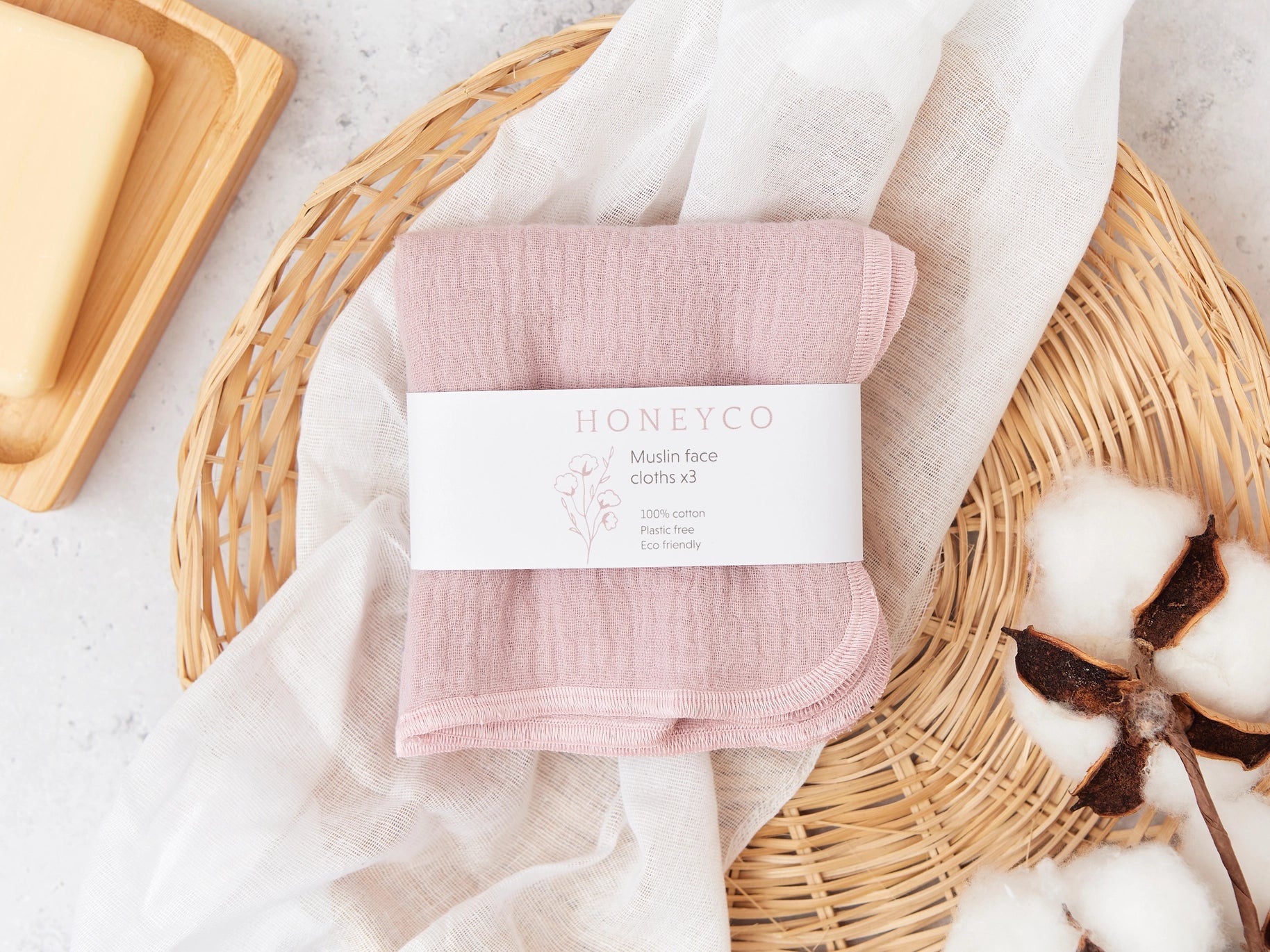 Muslin Reusable Face Cloths