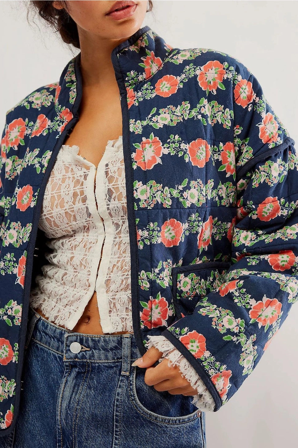 Amelia Quilted Jacket - Sprig Flower Co