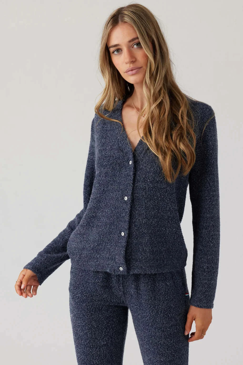 Brushed Boucle Cardigan - Sprig Flower Co