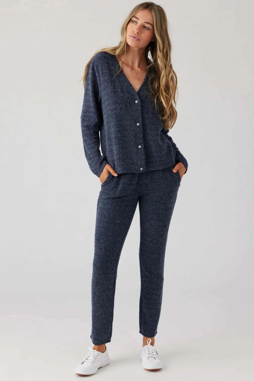 Brushed Boucle Cardigan - Sprig Flower Co