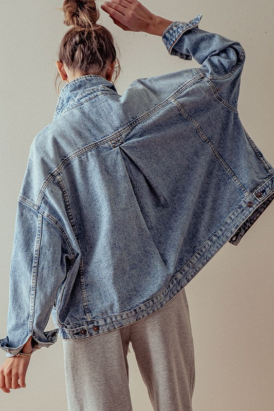 Essential Denim Jacket - Sprig Flower Co