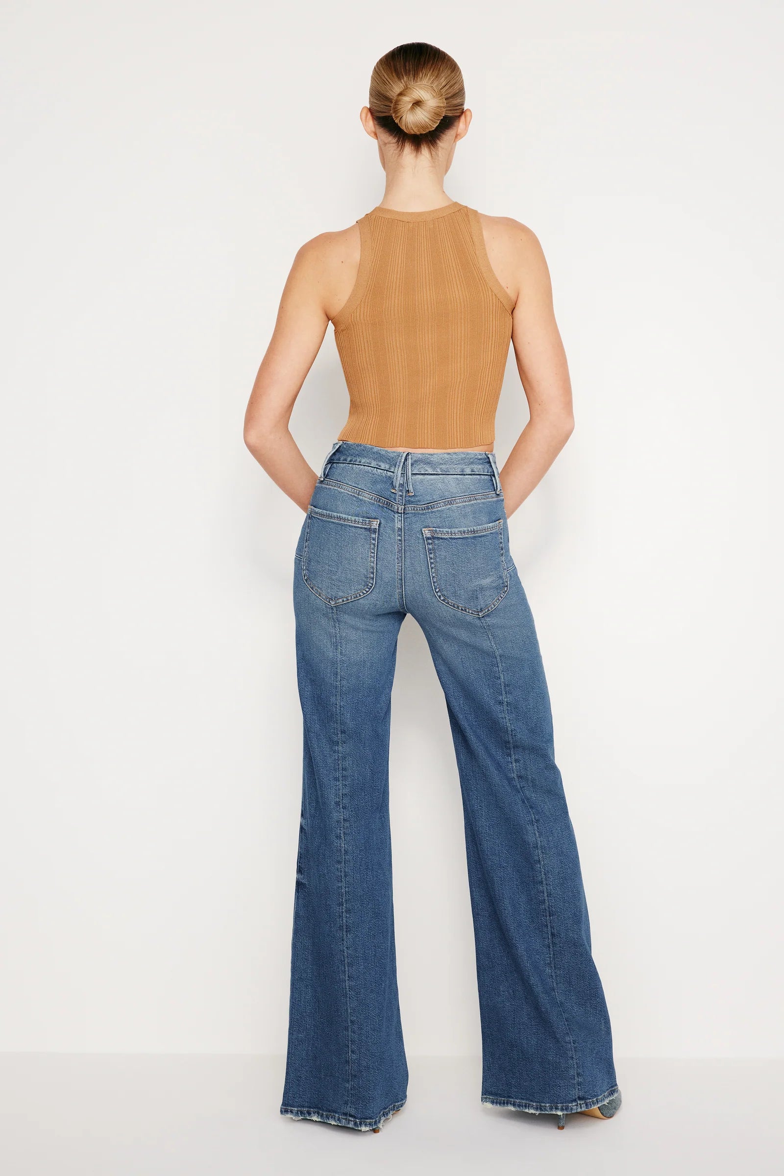 Good Waist Palazzo Jeans - Sprig Flower Co