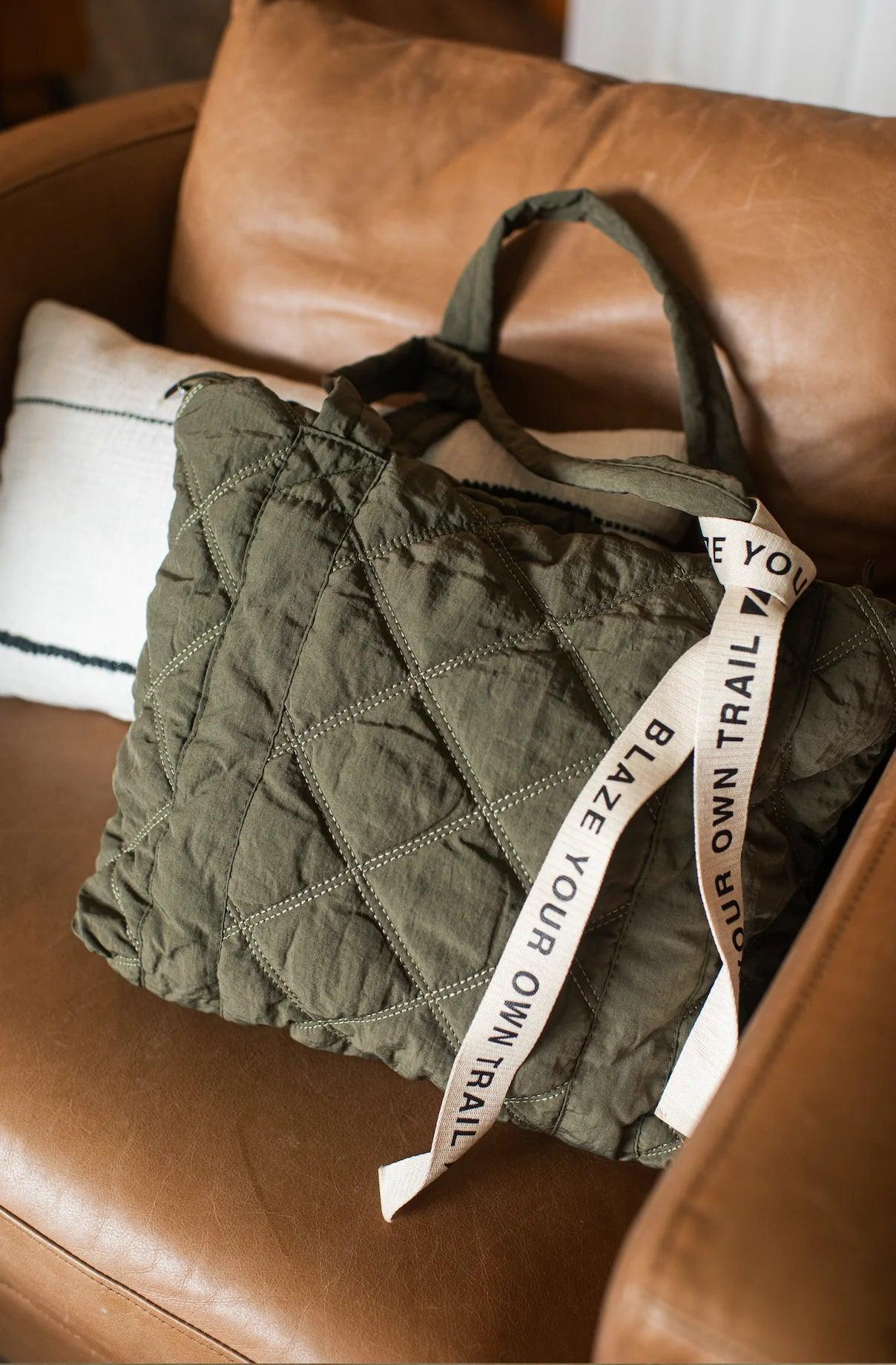 Quilted Shoulder Bag - Sprig Flower Co