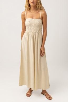 Classic Shirred Midi - Sprig Flower Co